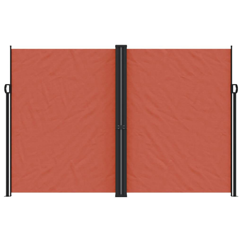 vidaXL Auvent latéral rétractable terre cuite 220x1000 cm