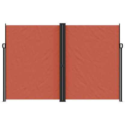 vidaXL Auvent latéral rétractable terre cuite 220x1000 cm