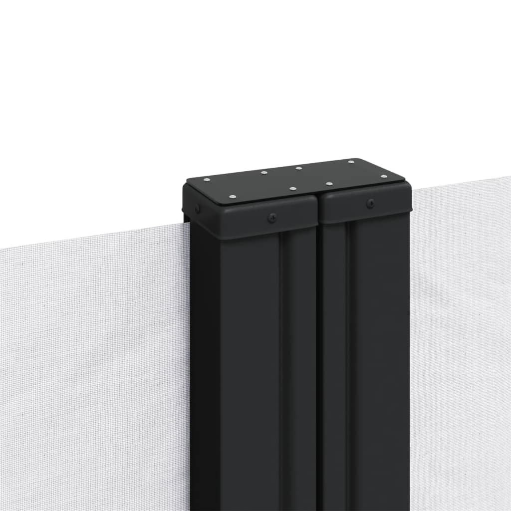 vidaXL Auvent latéral rétractable blanc 120x1200 cm