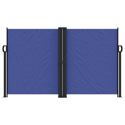 vidaXL Auvent latéral rétractable bleu 140x1200 cm