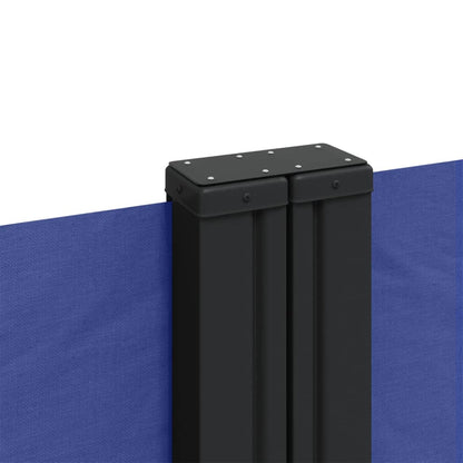 vidaXL Auvent latéral rétractable bleu 140x1200 cm
