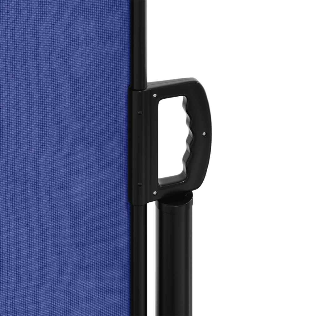 vidaXL Auvent latéral rétractable bleu 140x1200 cm