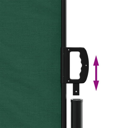 vidaXL Auvent latéral rétractable vert foncé 140x1200 cm
