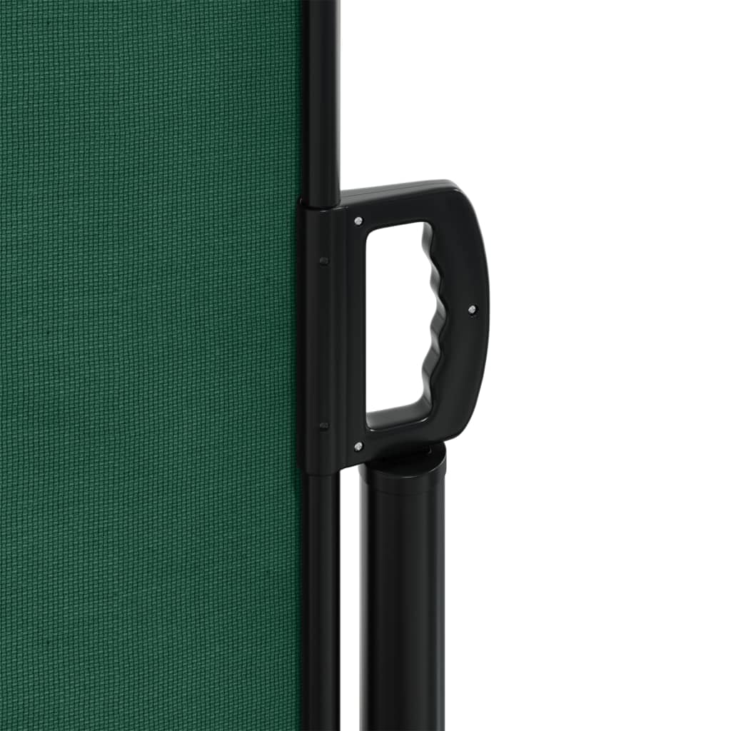 vidaXL Auvent latéral rétractable vert foncé 140x1200 cm