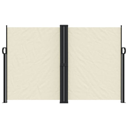 vidaXL Auvent latéral rétractable crème 160x1200 cm