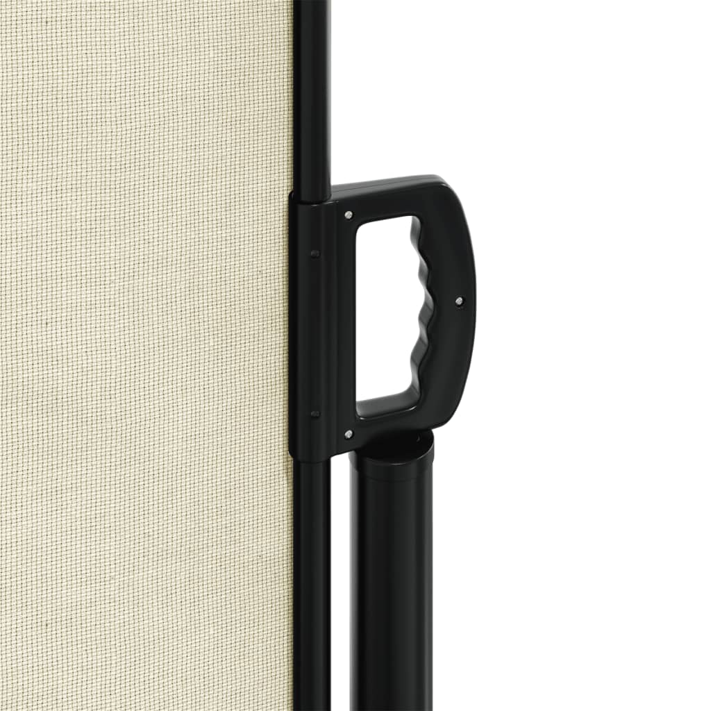 vidaXL Auvent latéral rétractable crème 160x1200 cm