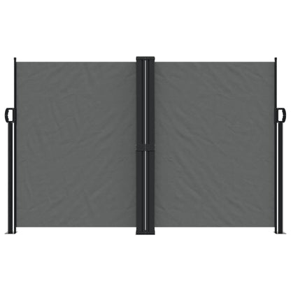 vidaXL Auvent latéral rétractable anthracite 160x1200 cm