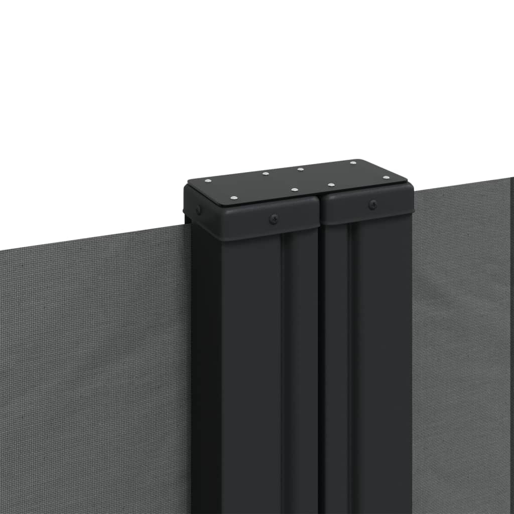 vidaXL Auvent latéral rétractable anthracite 160x1200 cm