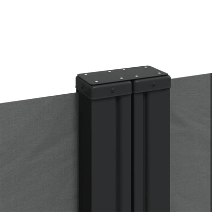 vidaXL Auvent latéral rétractable anthracite 160x1200 cm
