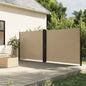 vidaXL Auvent latéral rétractable beige 160x1200 cm