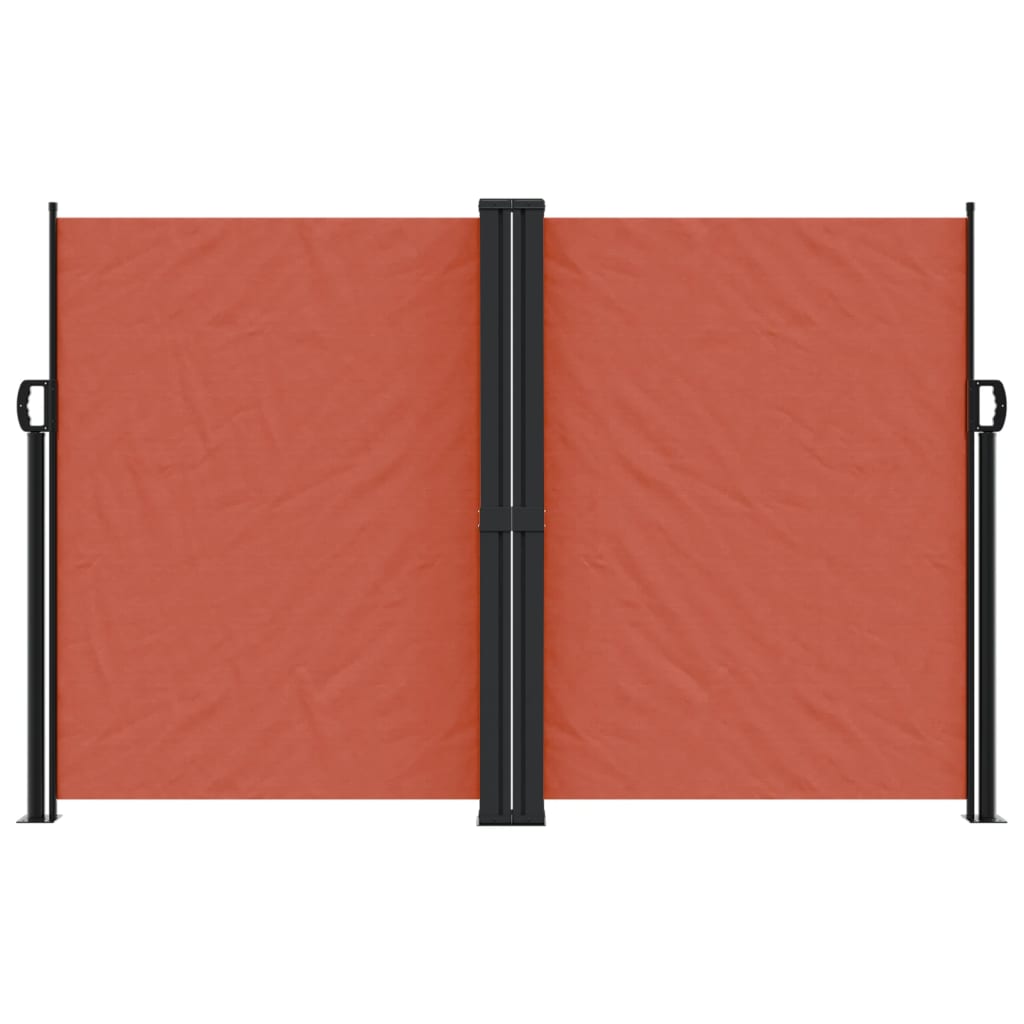 vidaXL Auvent latéral rétractable terre cuite 160x1200 cm