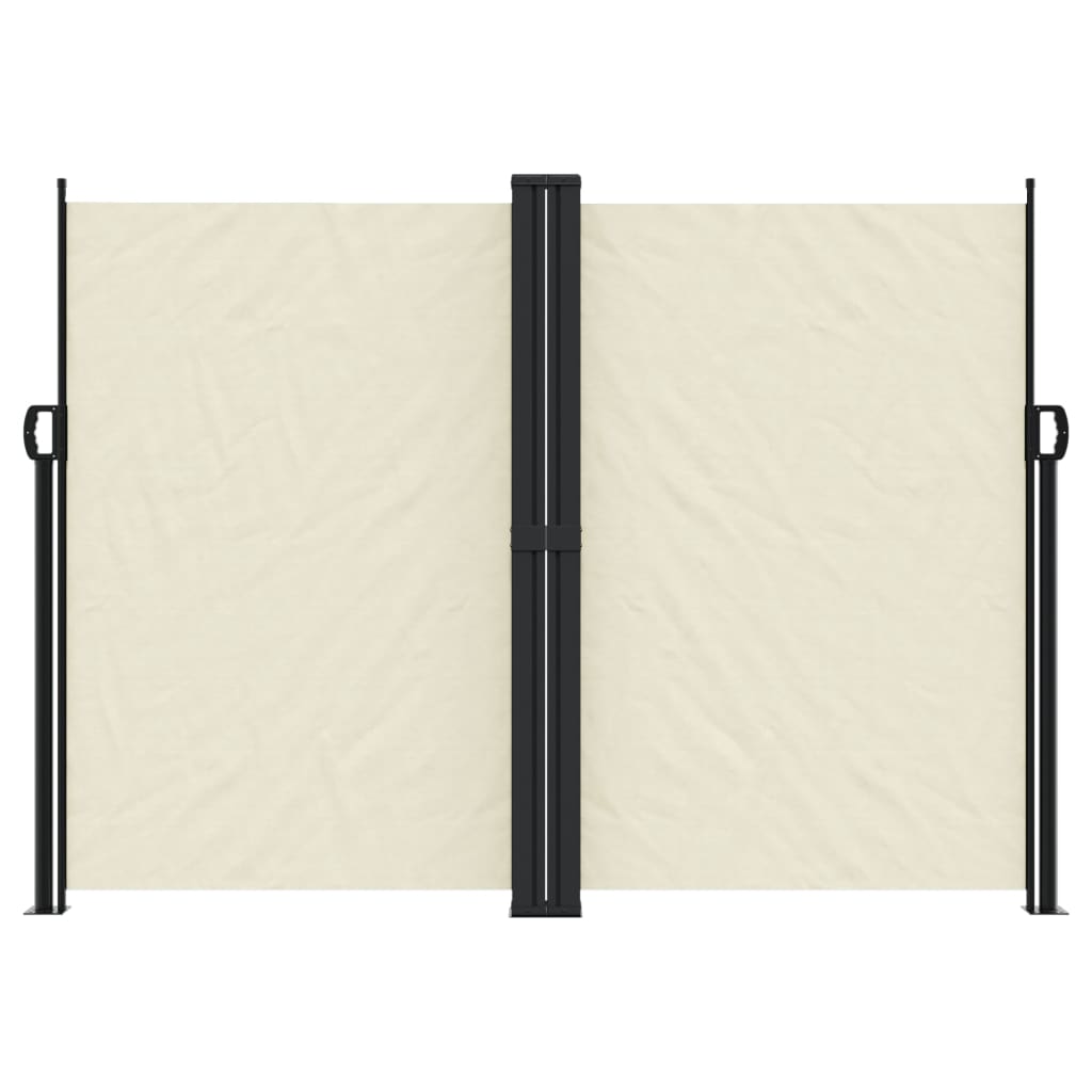 vidaXL Auvent latéral rétractable crème 180x1200 cm