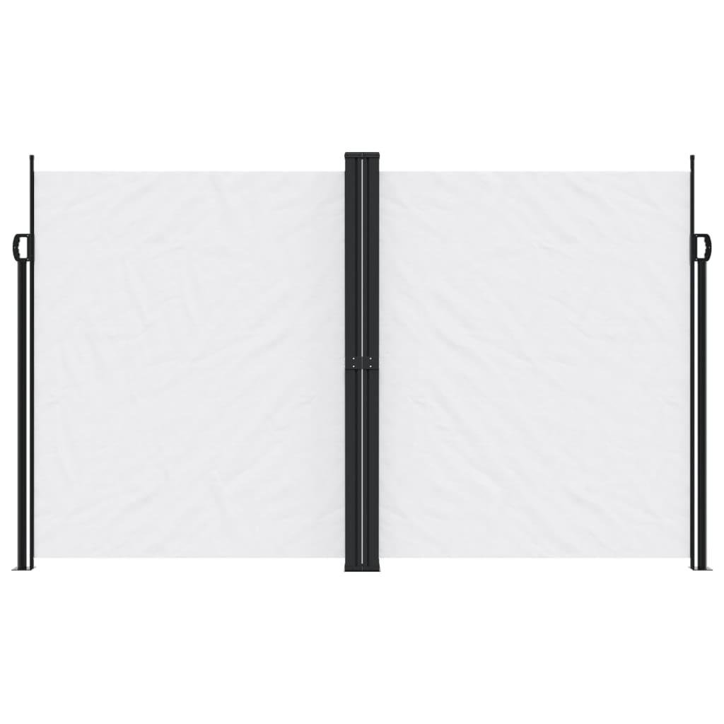 vidaXL Auvent latéral rétractable blanc 200x1200 cm