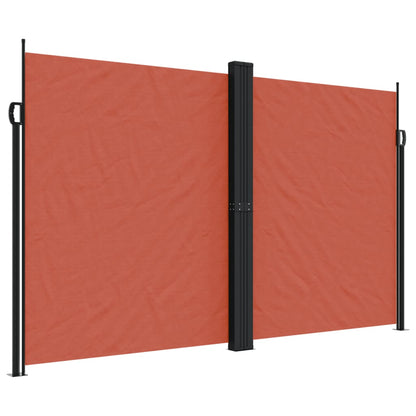 vidaXL Auvent latéral rétractable terre cuite 200x1200 cm