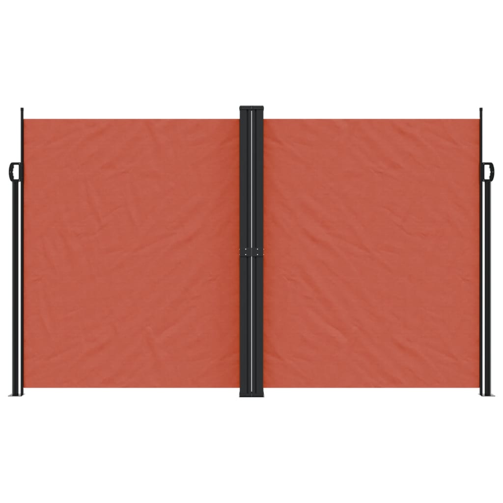 vidaXL Auvent latéral rétractable terre cuite 200x1200 cm