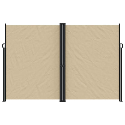 vidaXL Auvent latéral rétractable beige 220x1200 cm