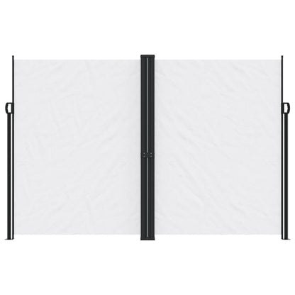 vidaXL Auvent latéral rétractable blanc 220x1200 cm