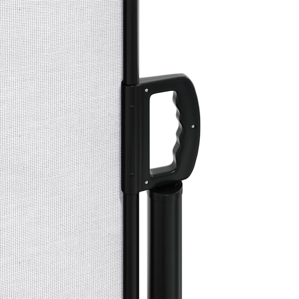 vidaXL Auvent latéral rétractable blanc 220x1200 cm