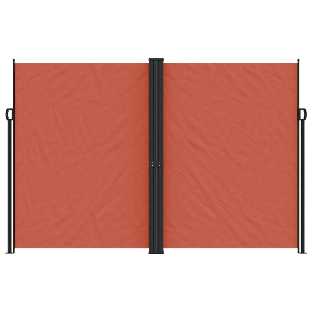 vidaXL Auvent latéral rétractable terre cuite 220x1200 cm