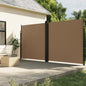 vidaXL Auvent latéral rétractable taupe 220x1200 cm