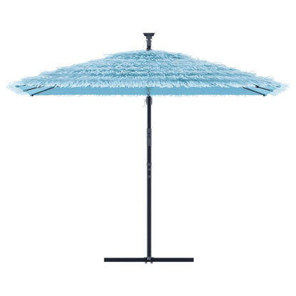 vidaXL Parasol de jardin avec mât en acier bleu 290x290x238 cm