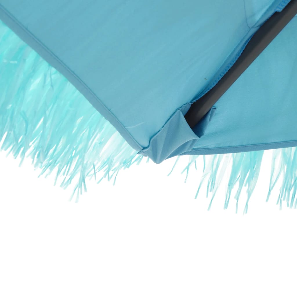 vidaXL Parasol de jardin avec mât en acier bleu 290x290x238 cm