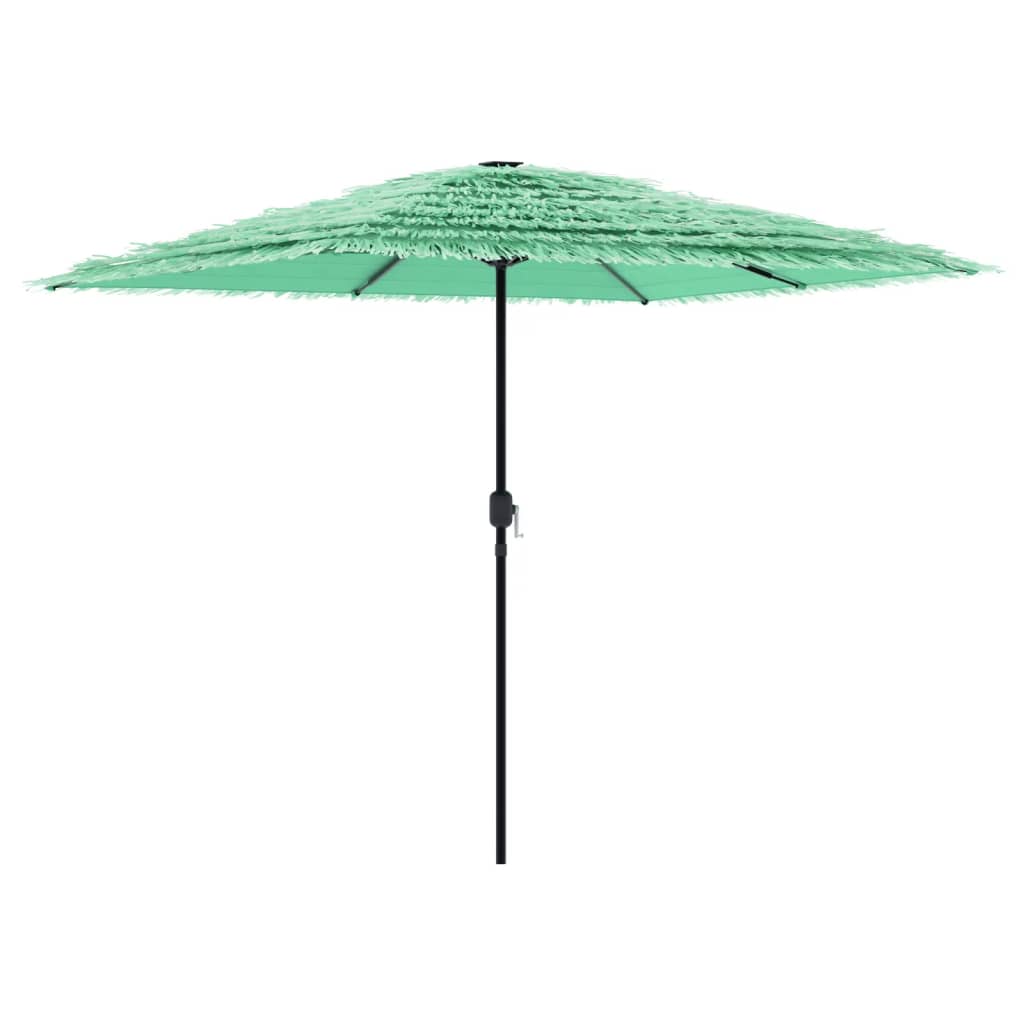 vidaXL Parasol de jardin avec mât en acier vert 248x248x248 cm