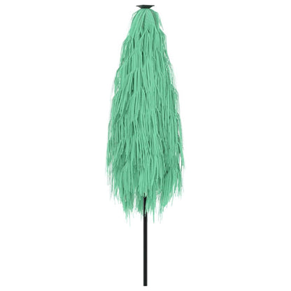 vidaXL Parasol de jardin avec mât en acier vert 248x248x248 cm