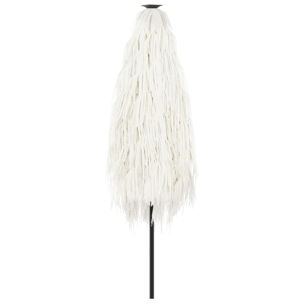 vidaXL Parasol de jardin avec mât en acier blanc 268x268x226 cm