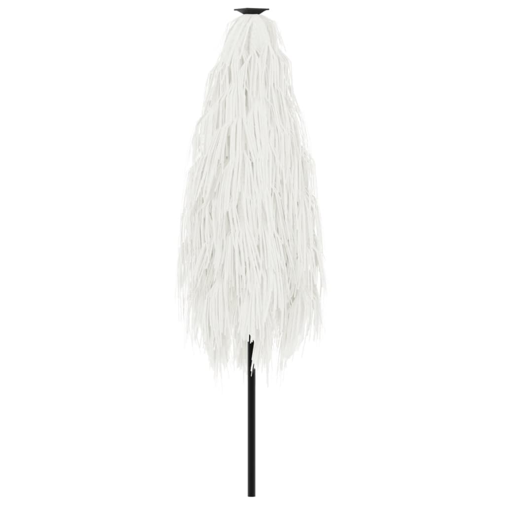 vidaXL Parasol de jardin avec mât en acier blanc 288x288x225 cm