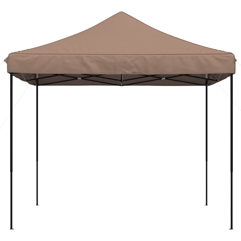 vidaXL Tente de réception pliable escamotable marron 292x292x315 cm
