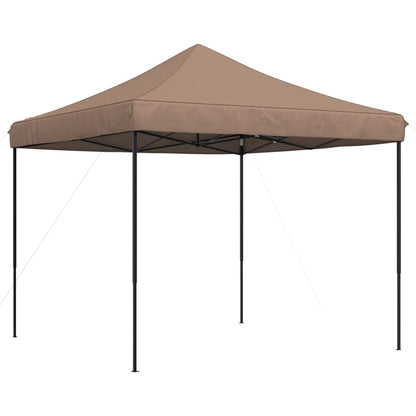 vidaXL Tente de réception pliable escamotable marron 292x292x315 cm