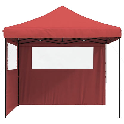 vidaXL Tente de réception pliable escamotable avec 2 parois latérales