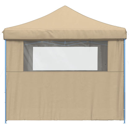 vidaXL Tente de réception pliable escamotable avec 4 parois latérales