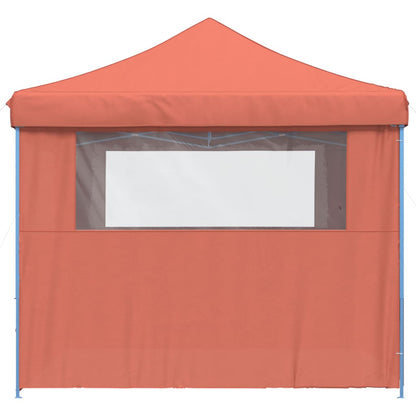 vidaXL Tente de réception pliable escamotable avec 4 parois latérales