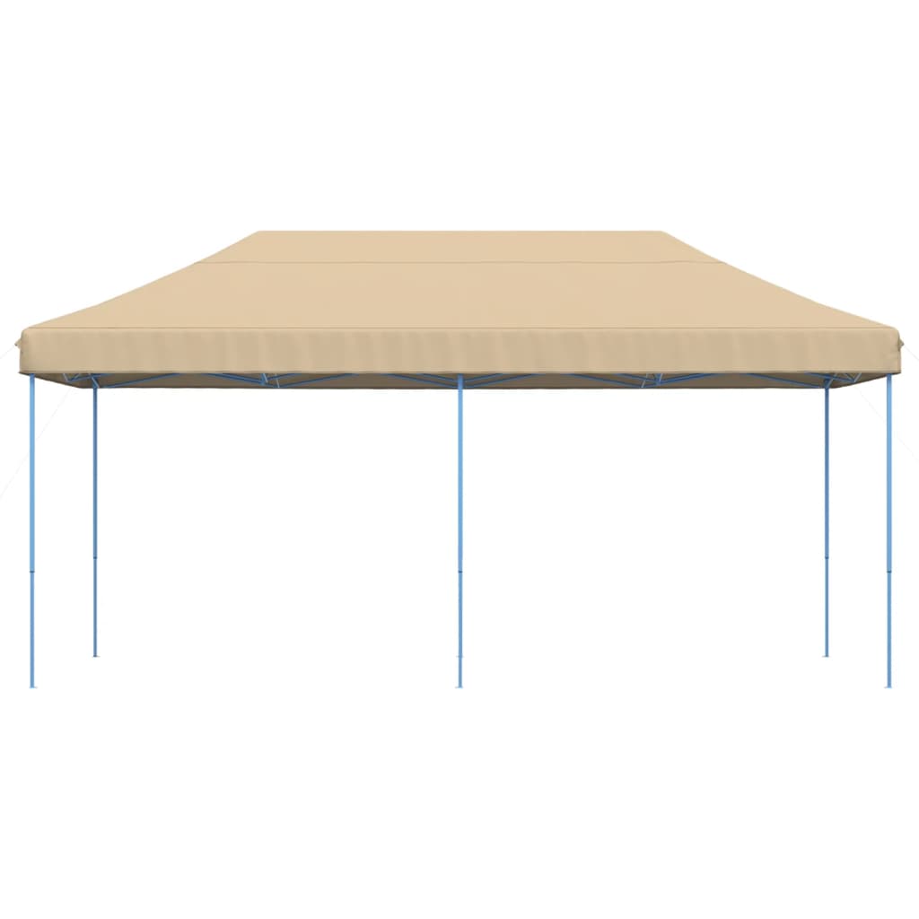 vidaXL Tente de réception pliable escamotable beige 580x292x315 cm