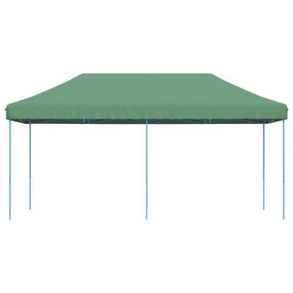 vidaXL Tente de réception pliable escamotable vert 580x292x315 cm