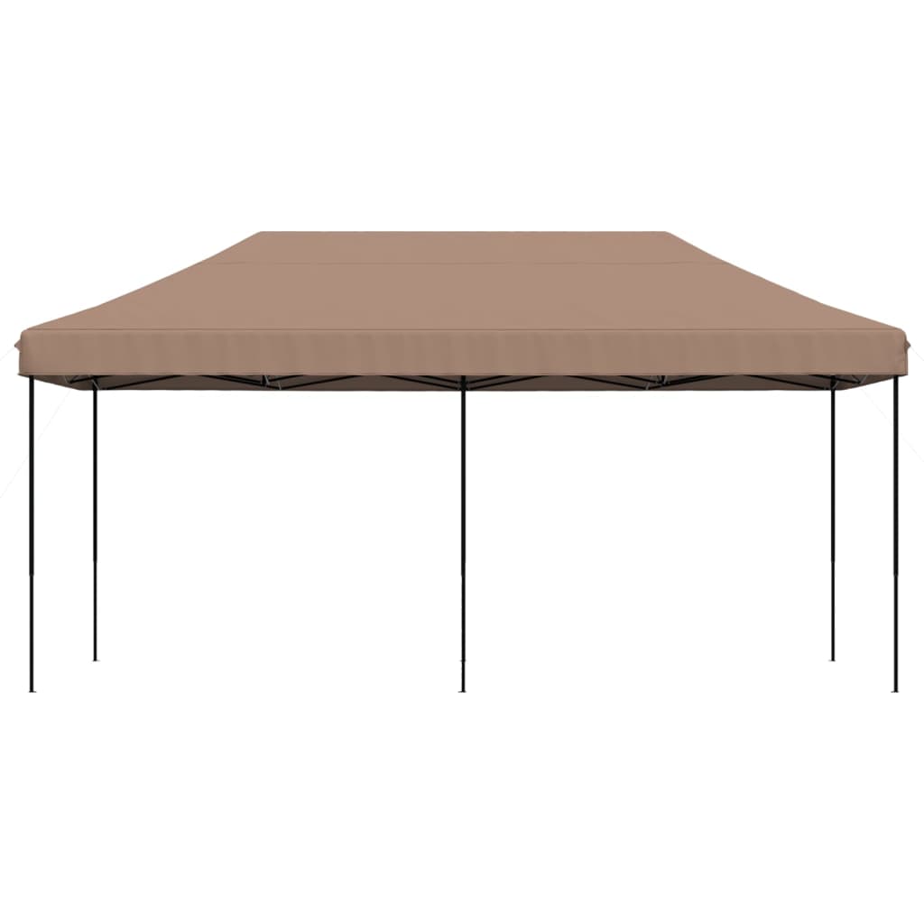 vidaXL Tente de réception pliable escamotable marron 580x292x315 cm