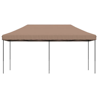 vidaXL Tente de réception pliable escamotable marron 580x292x315 cm