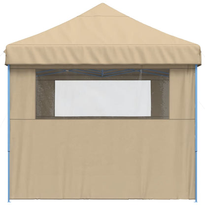 vidaXL Tente de réception pliable escamotable avec 3 parois latérales