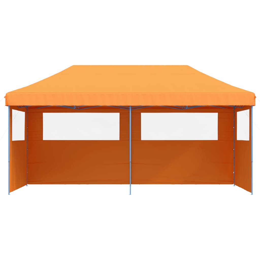 vidaXL Tente de réception pliable escamotable avec 3 parois latérales