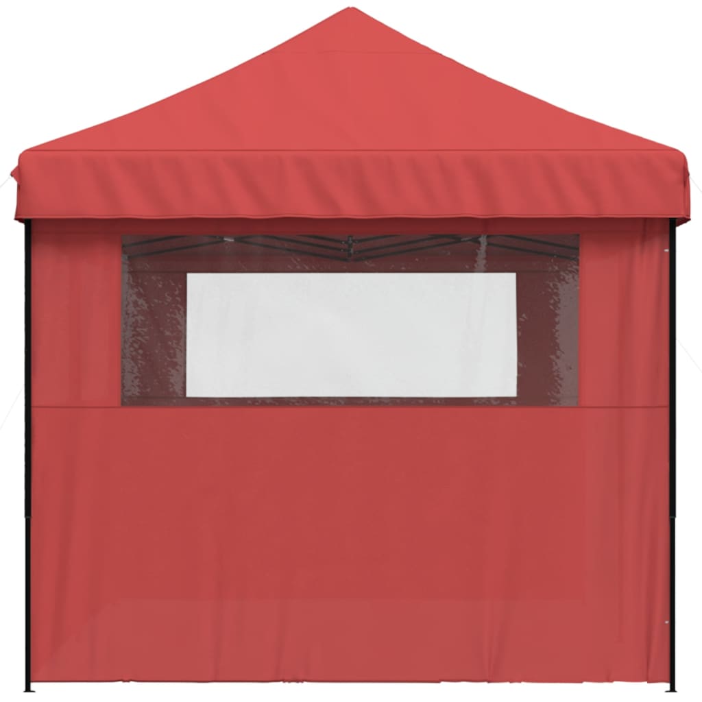 vidaXL Tente de réception pliable escamotable avec 3 parois latérales