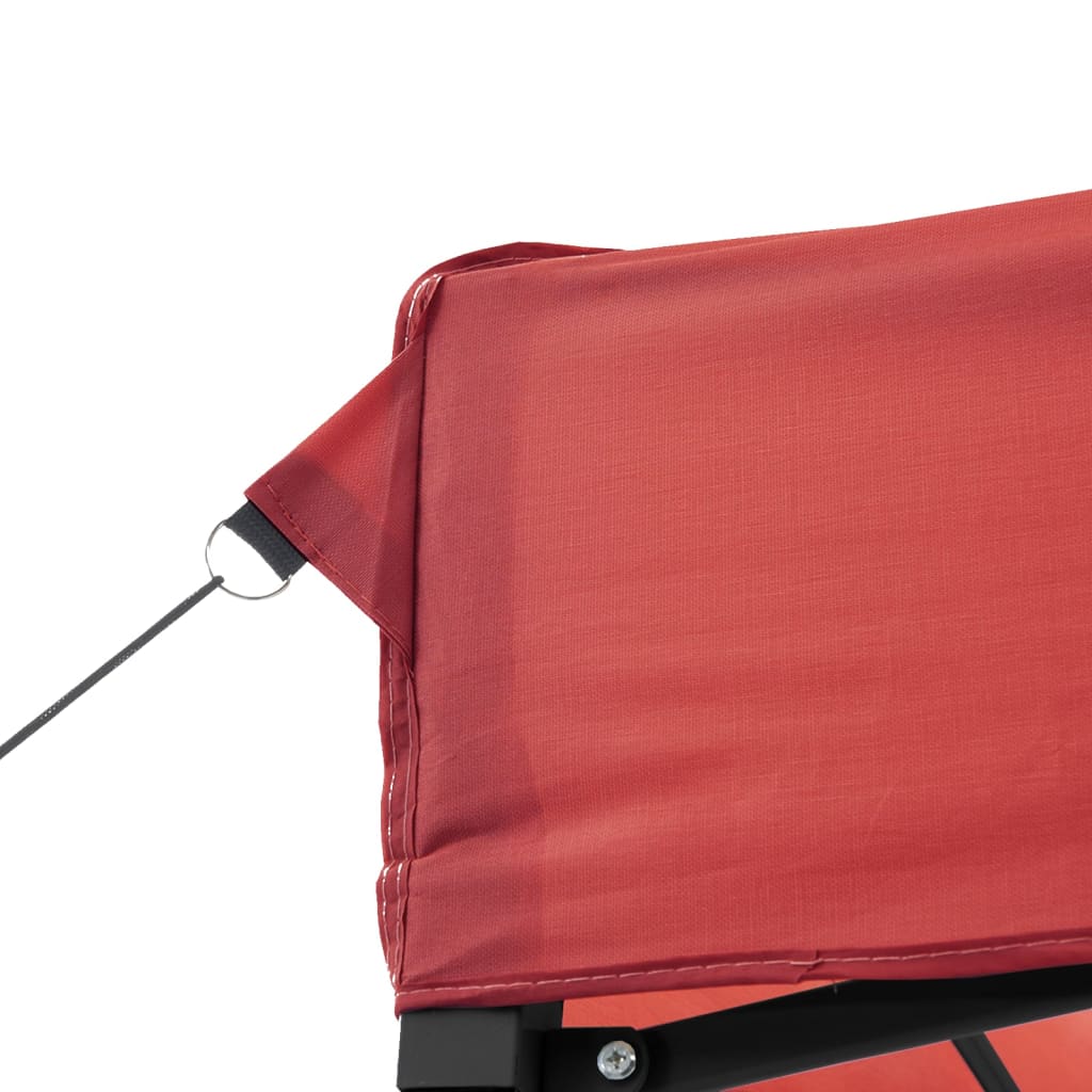 vidaXL Tente de réception pliable escamotable avec 3 parois latérales