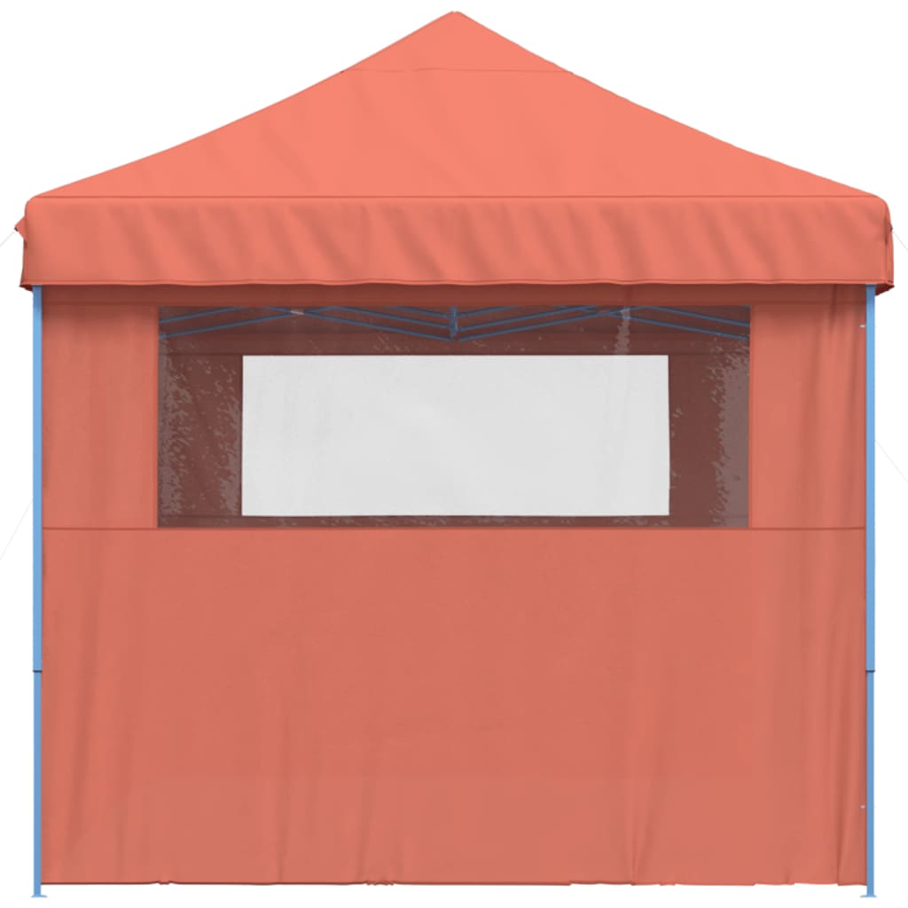 vidaXL Tente de réception pliable escamotable avec 3 parois latérales