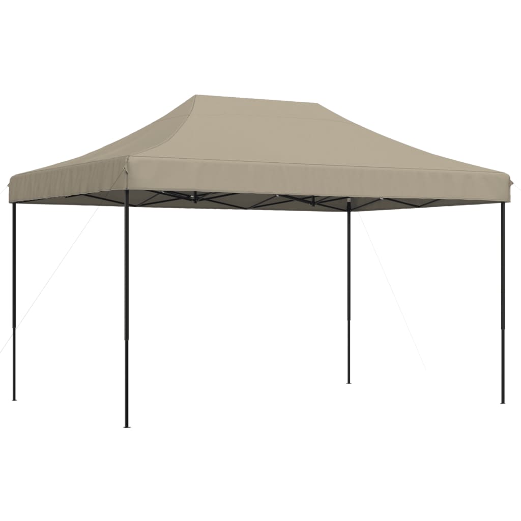 vidaXL Tente de réception pliable escamotable taupe 440x292x315 cm