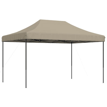 vidaXL Tente de réception pliable escamotable taupe 440x292x315 cm