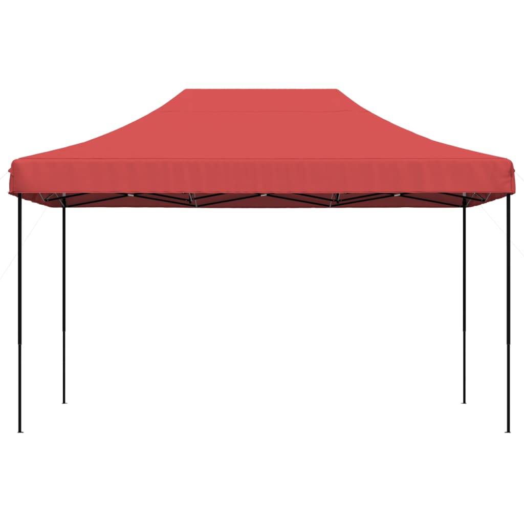 vidaXL Tente de réception pliable escamotable bordeaux 440x292x315 cm