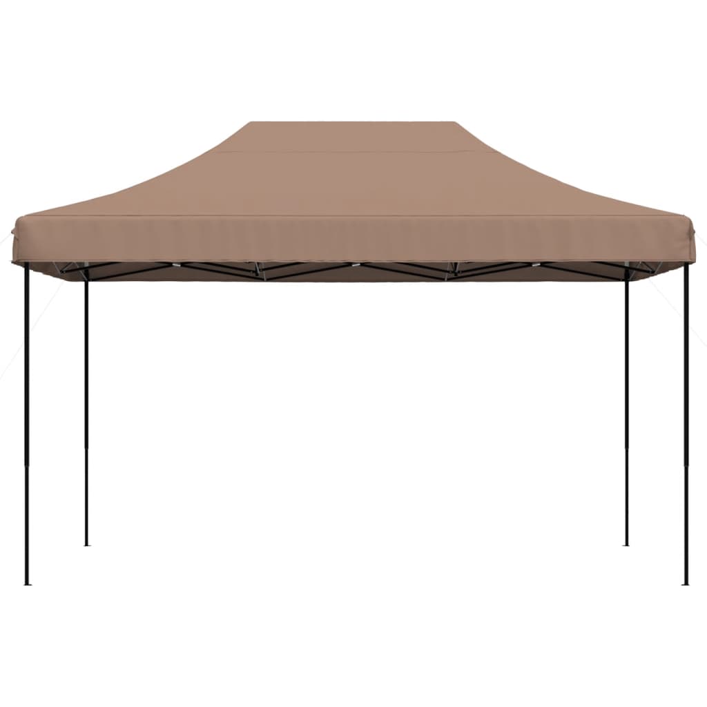 vidaXL Tente de réception pliable escamotable marron 440x292x315 cm