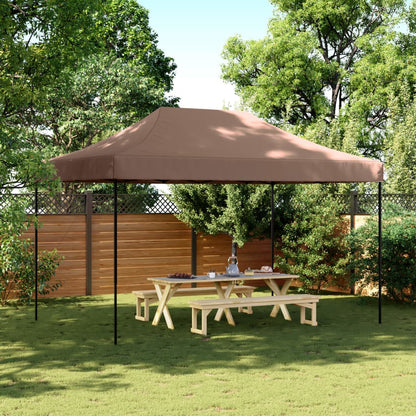 vidaXL Tente de réception pliable escamotable marron 440x292x315 cm