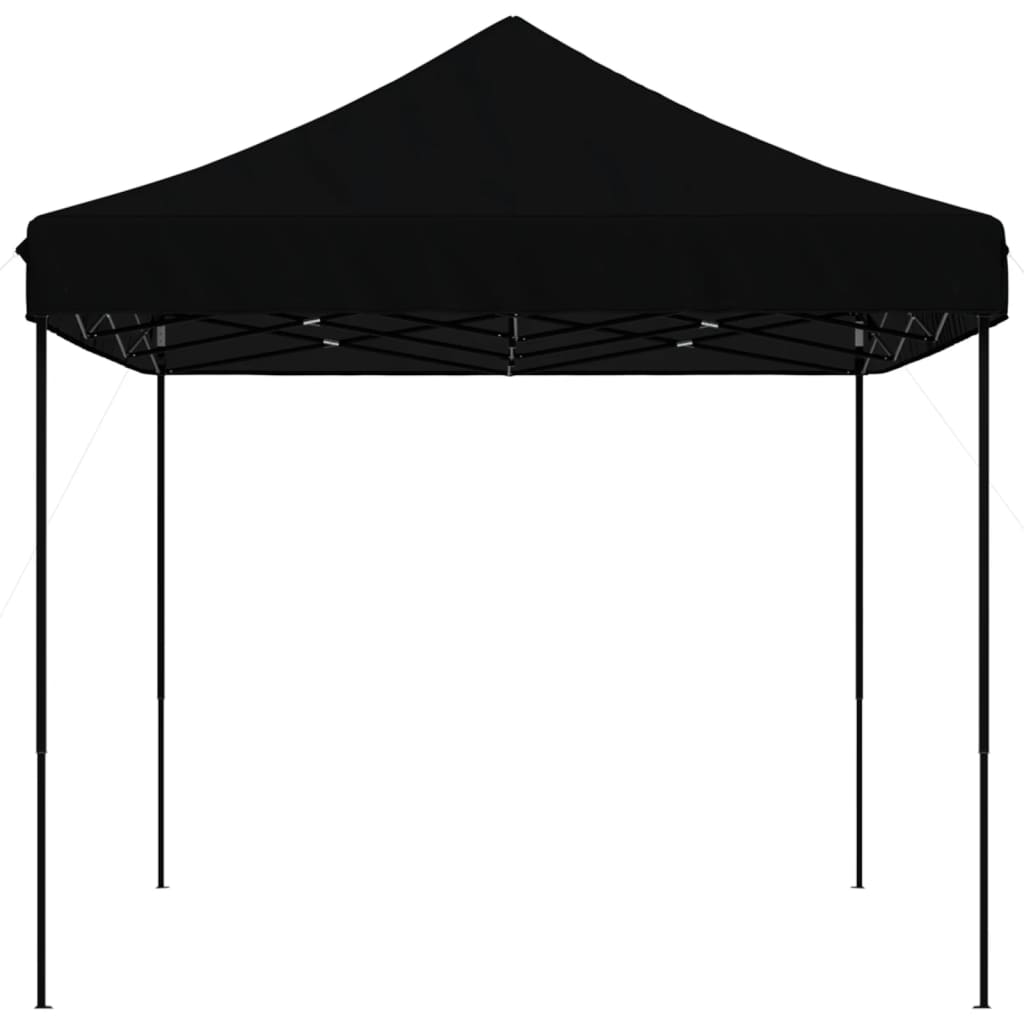vidaXL Tente de réception pliable escamotable noir 440x292x315 cm